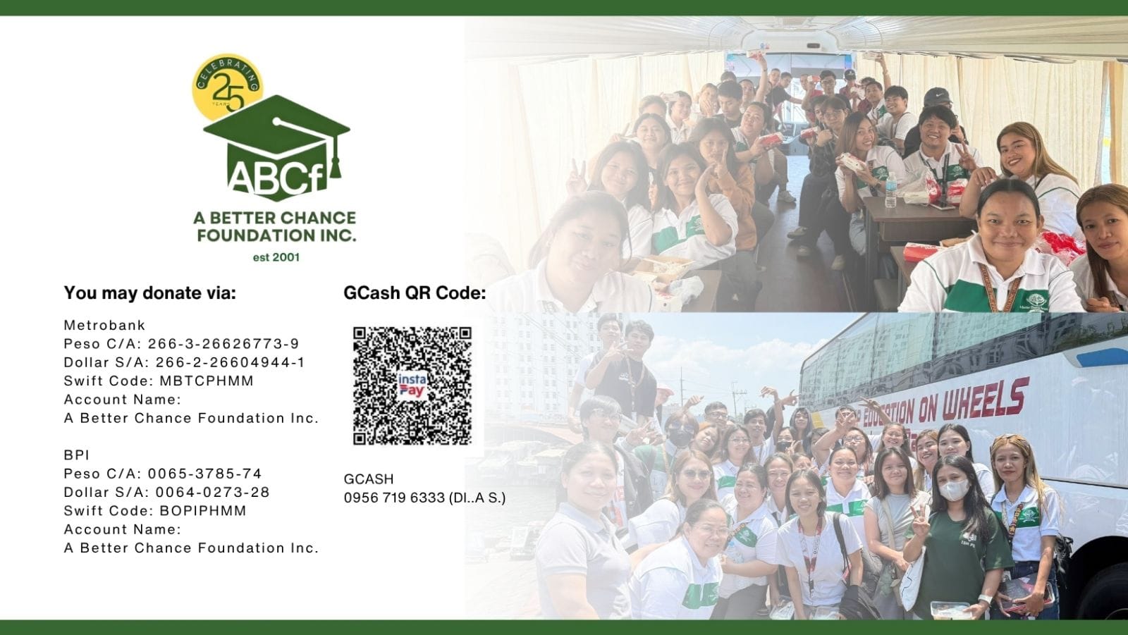 A Better Chance Foundation donation information