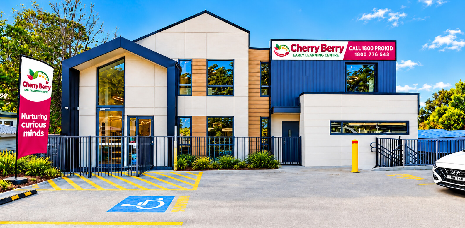 Modern Cherry Berry early learning centre building